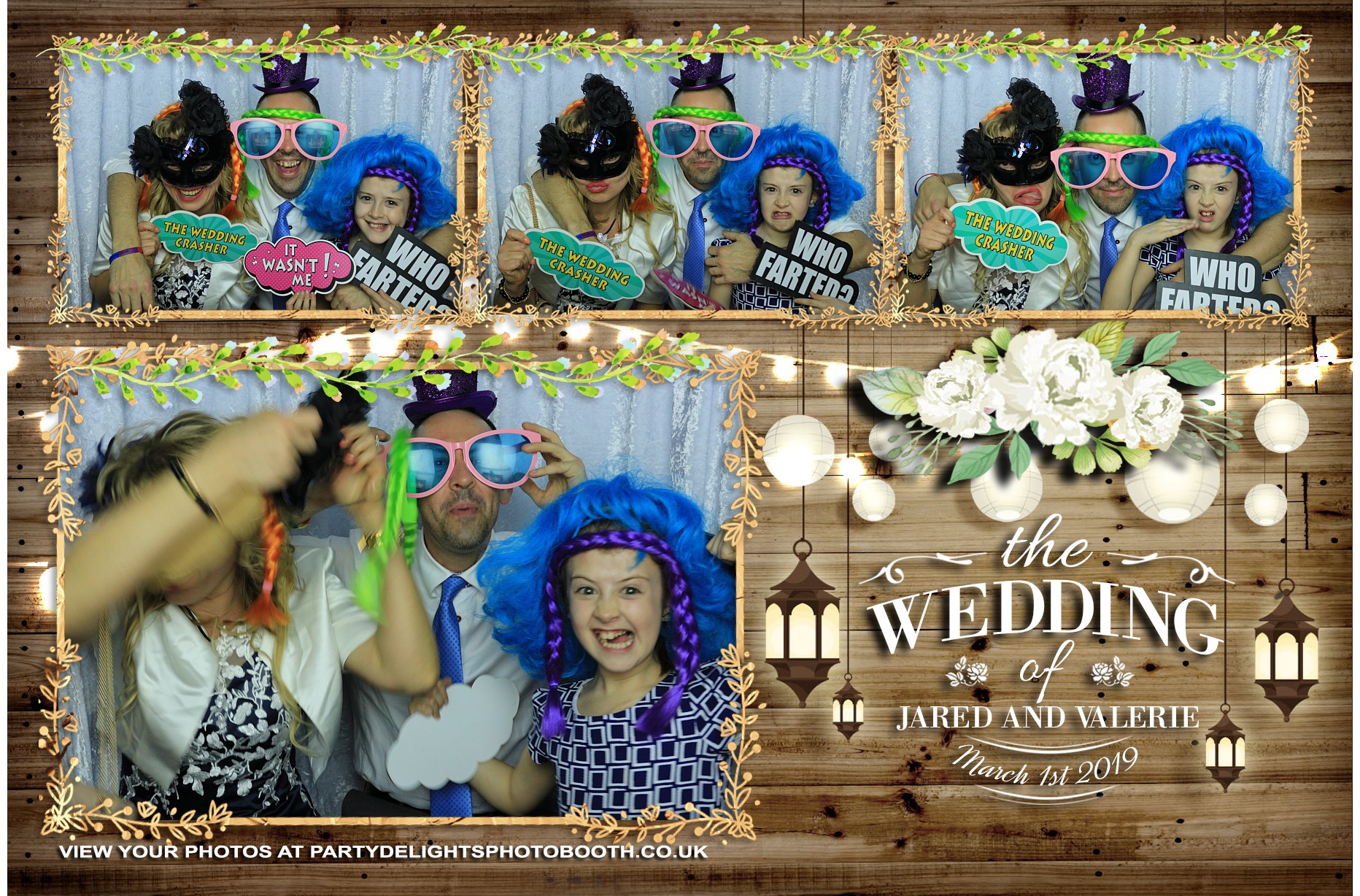 Jared and Valerie’s Wedding - Prints | View more photos from the event at gallery.partydelightsphotobooth.co.uk/u/PartyDelightsPhotoBooth/Jared-and-Valerie’s-Wedding-Prints